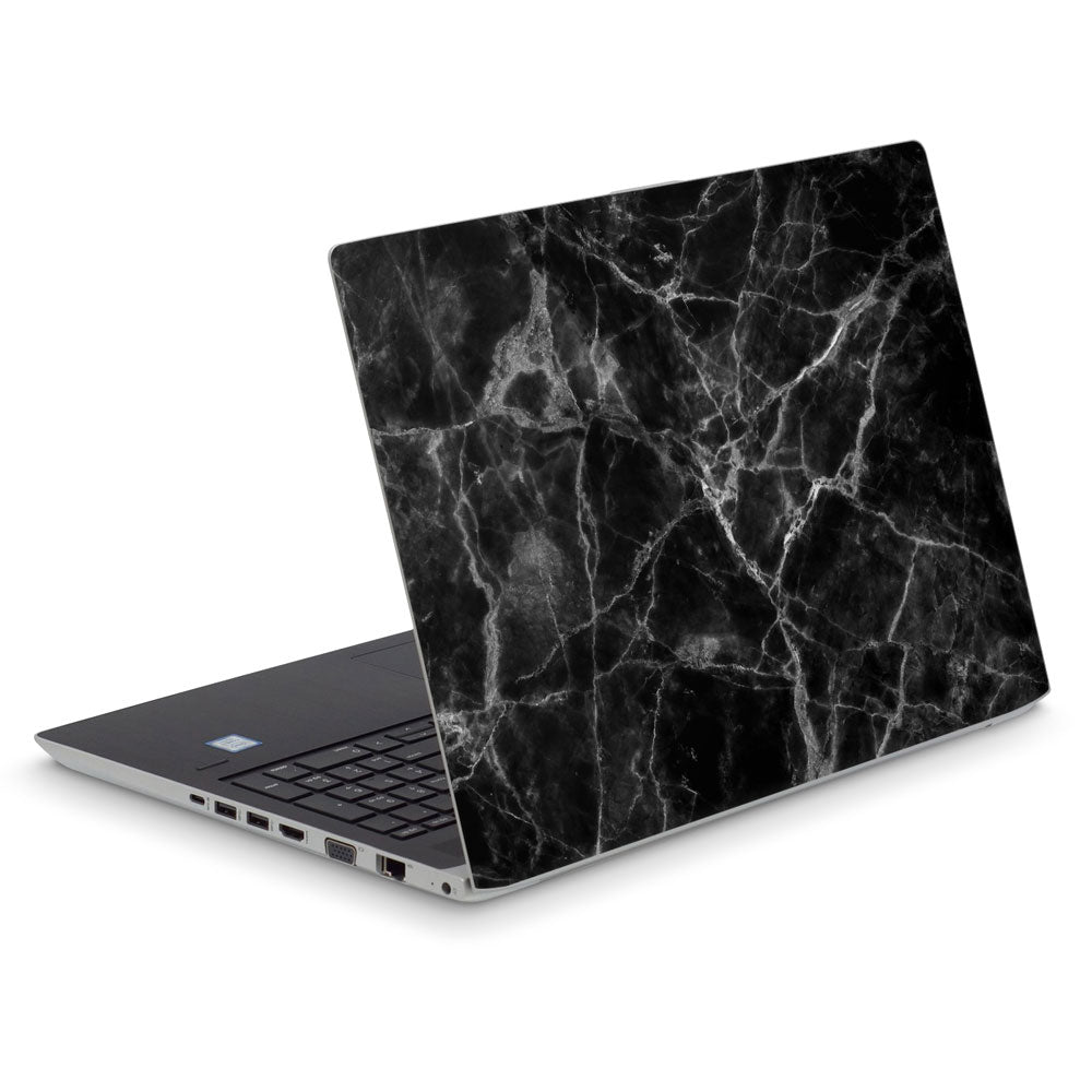 Black Marble I HP ProBook 430 G5 Laptop Skin