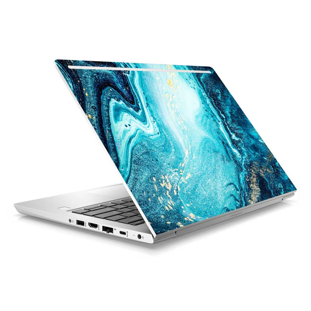 Blue River Marble HP ProBook 430 G6 Laptop Skin
