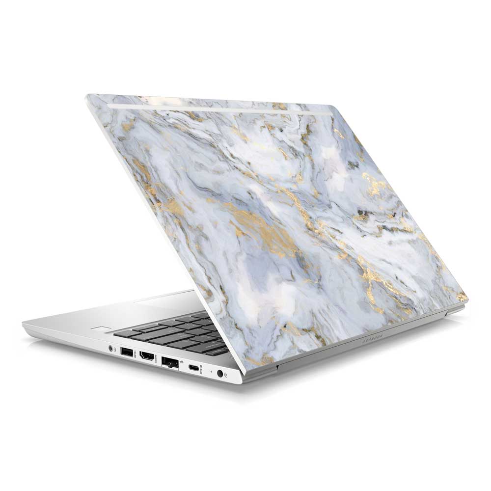 Curly Gold Marble HP ProBook 430 G6 Laptop Skin