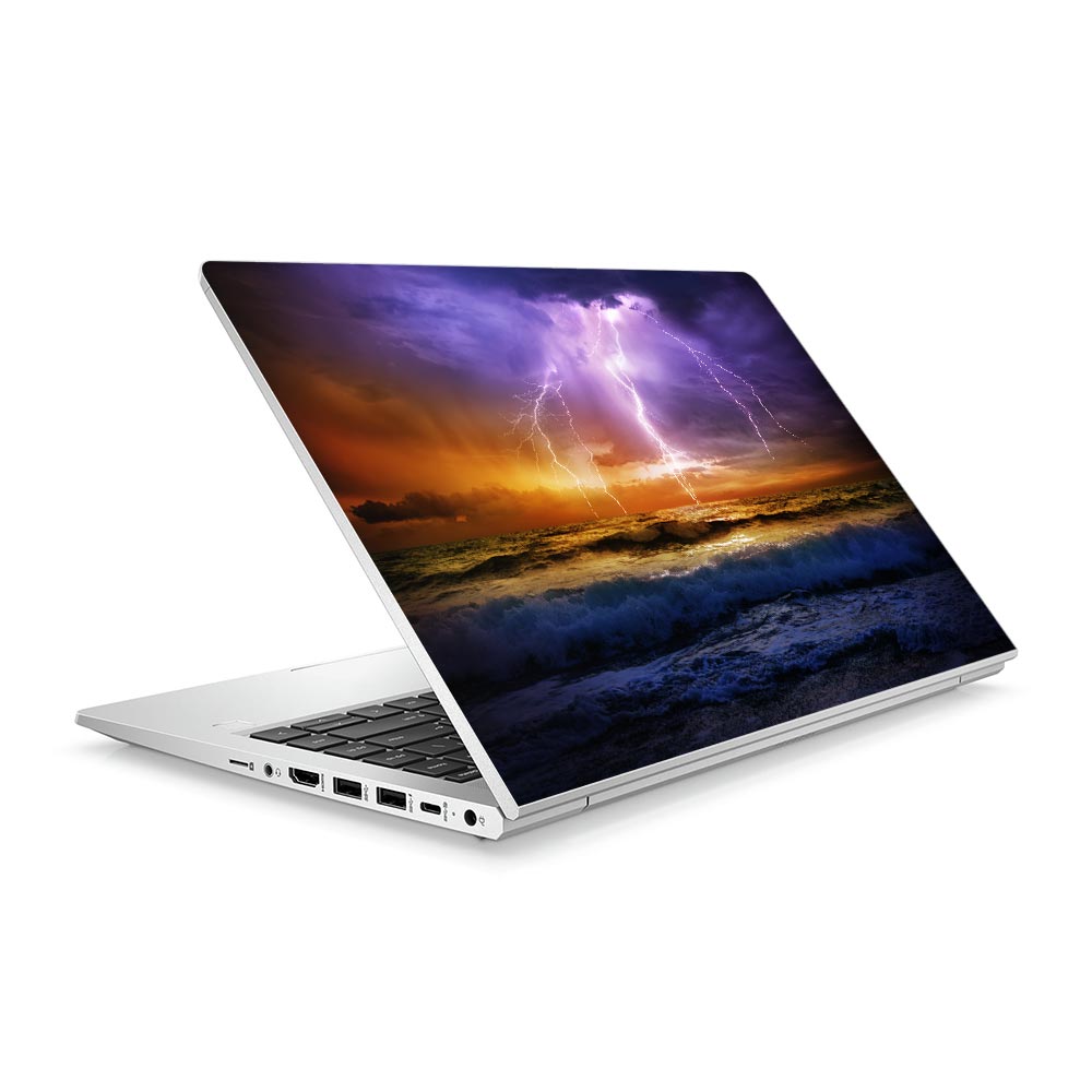 Purple Ocean Storm HP ProBook 640 G8 Laptop Skin