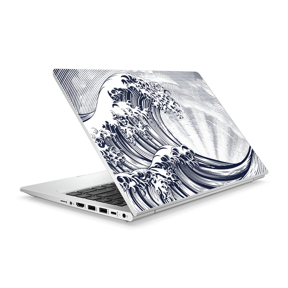 Ocean Great Wave HP ProBook 640 G8 Laptop Skin