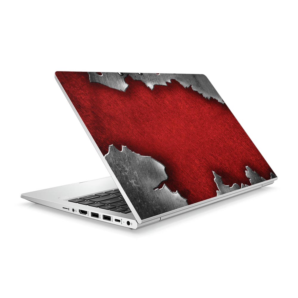 Ripped HP ProBook 640 G8 Laptop Skin