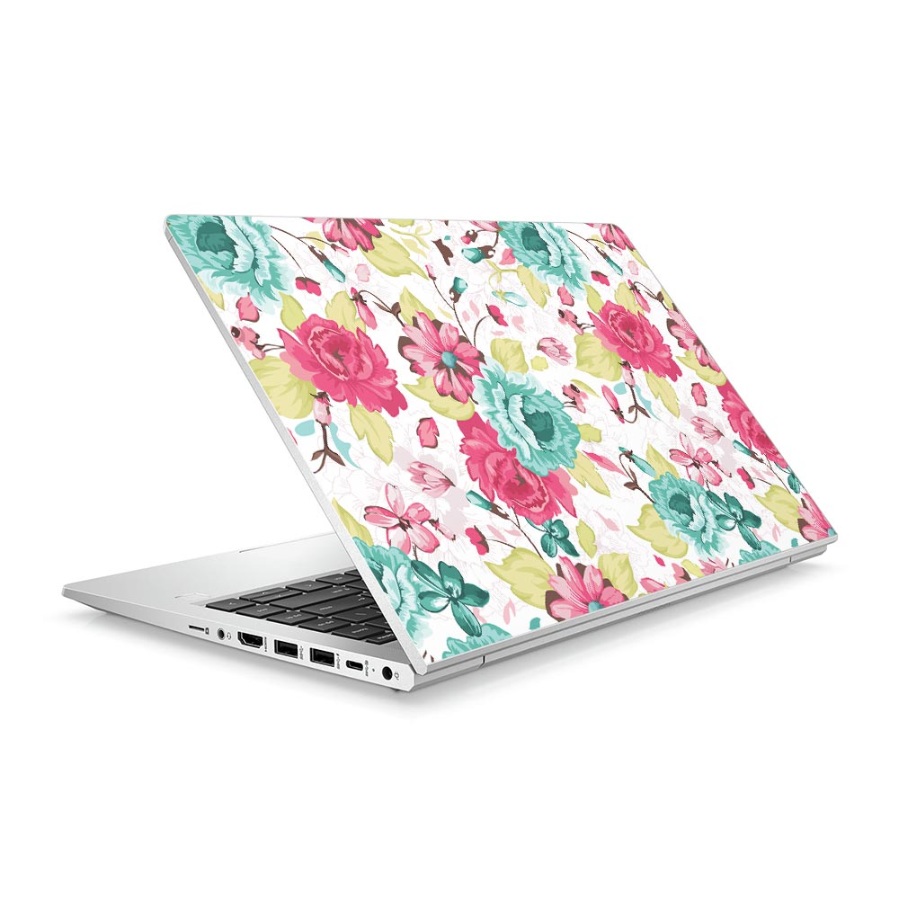 Vintage Flowers HP ProBook 640 G8 Laptop Skin