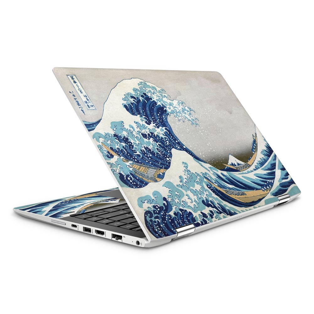 The Great Wave HP ProBook x360 440 G1 Laptop Skin