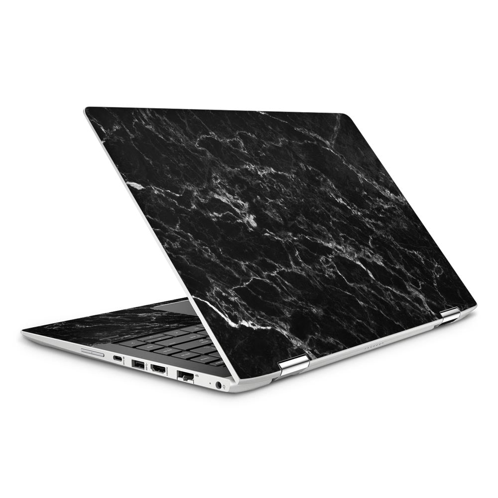 Black Marble IV HP ProBook x360 440 G1 Laptop Skin