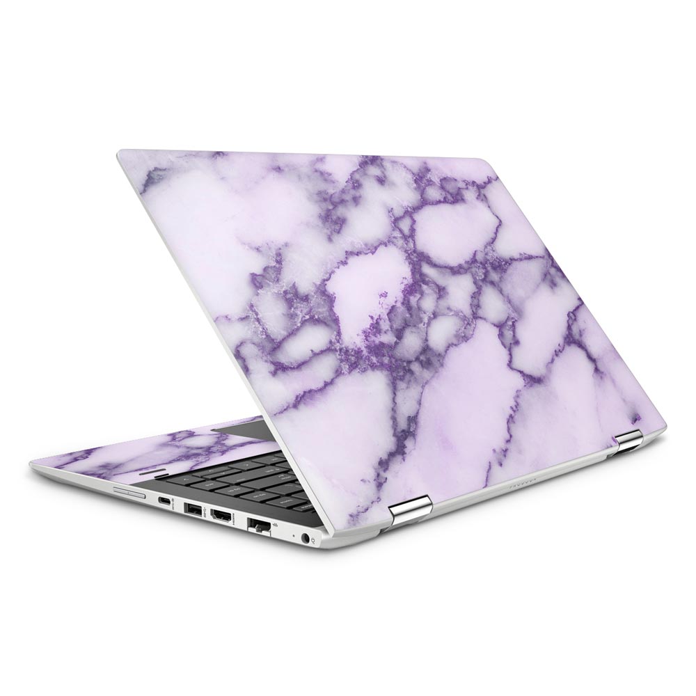 Purple Marble II HP ProBook x360 440 G1 Laptop Skin