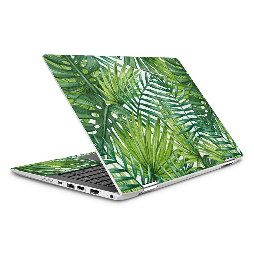 Watercolour Palm Leaves HP ProBook x360 440 G1 Laptop Skin