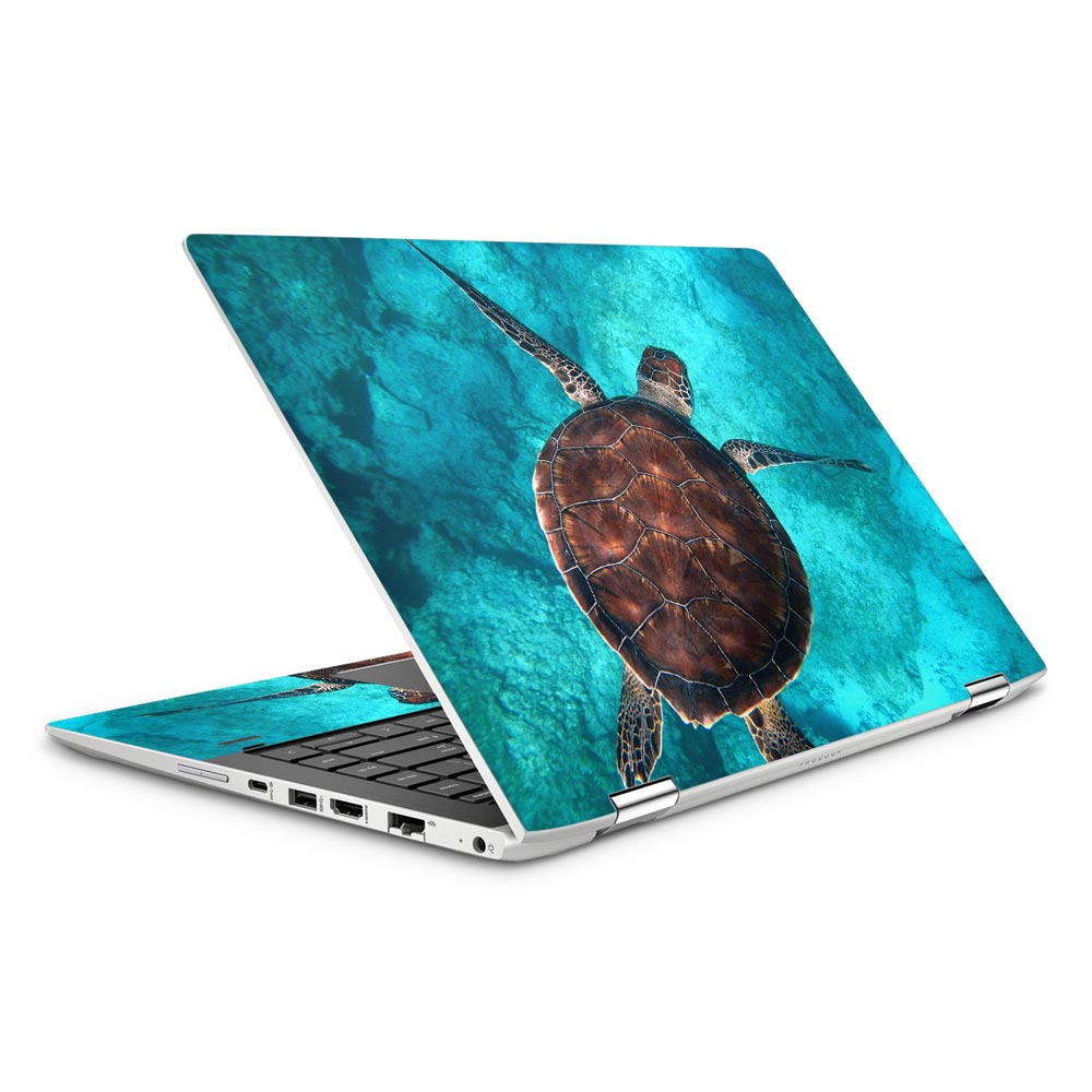 Blue Water Turtle HP ProBook x360 440 G1 Laptop Skin
