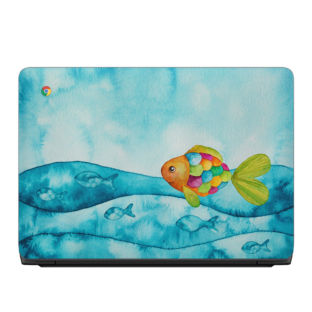Aquarelle Fish HP Chromebook 11 G5 Skin
