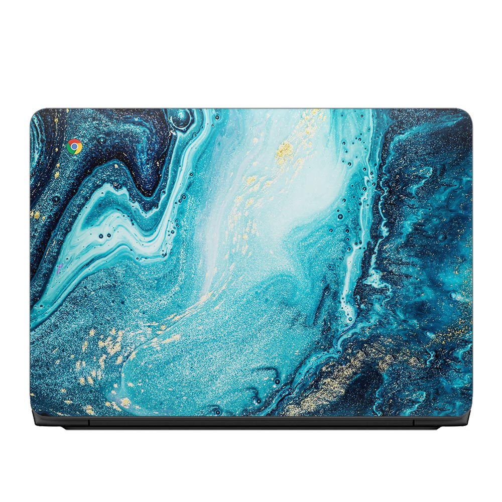 Blue River Marble HP Chromebook 11 G5 Skin