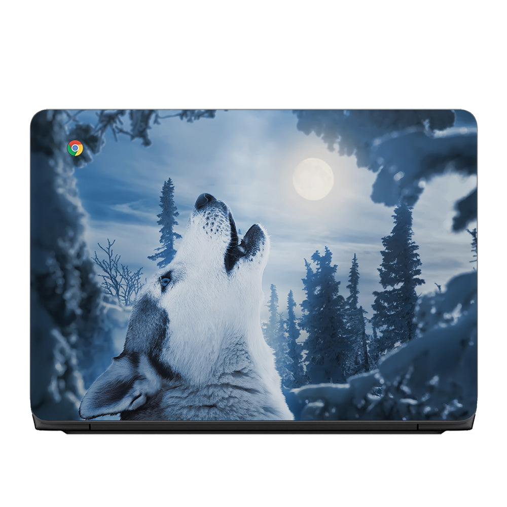 Howling Wolf HP Chromebook 11 G5 Skin
