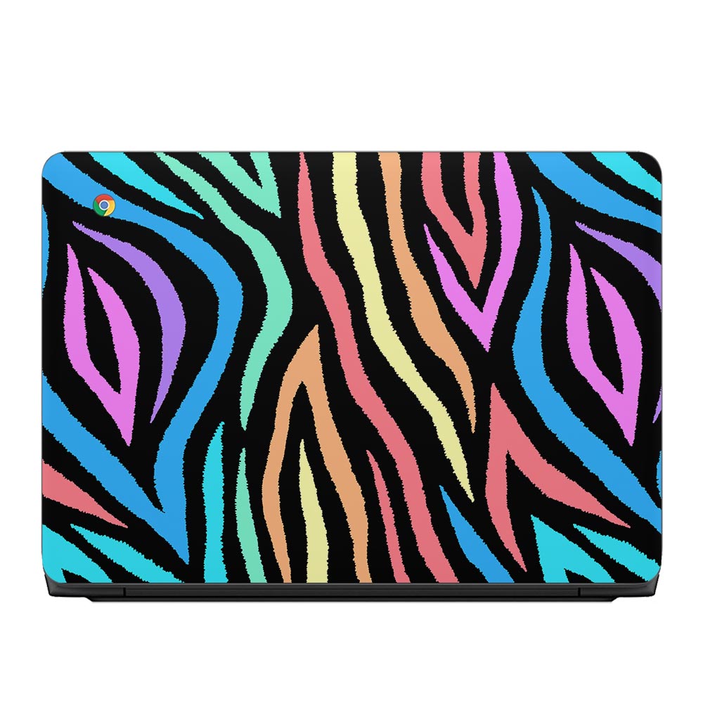 Rainbow Zebra HP Chromebook 11 G5 Skin