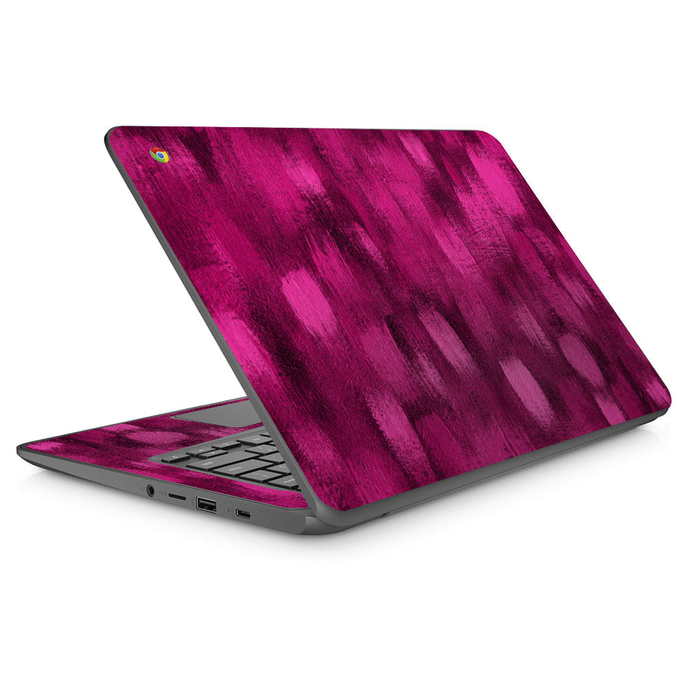 Brushed Pink HP Chromebook 14 Skin