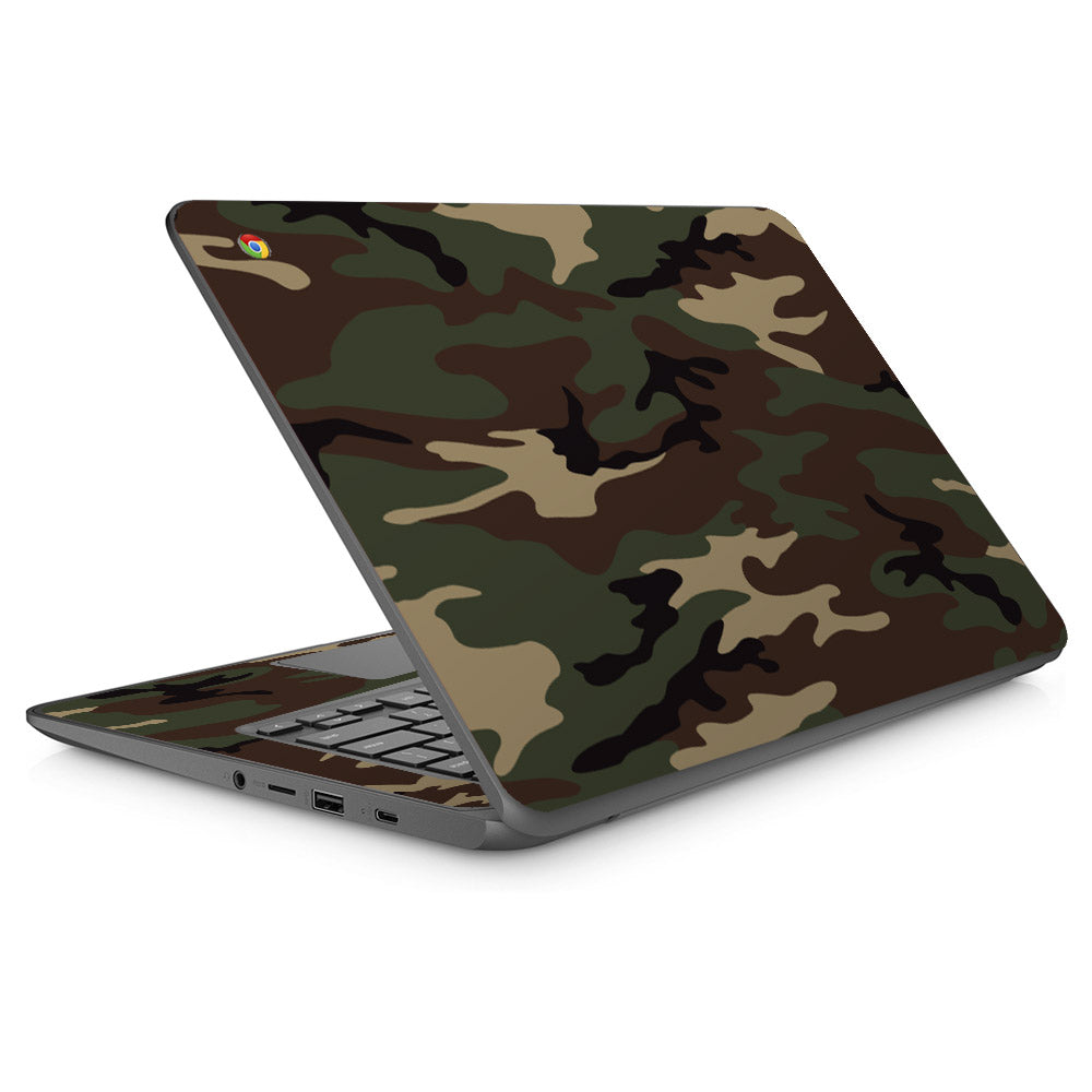 Army Camo HP Chromebook 14 Skin