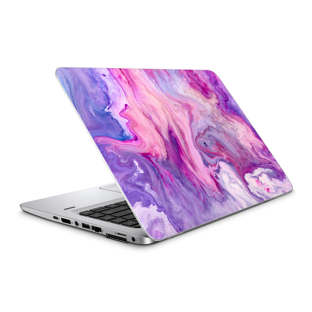 Purple Marble Swirl HP Elitebook 840 G4 Skin