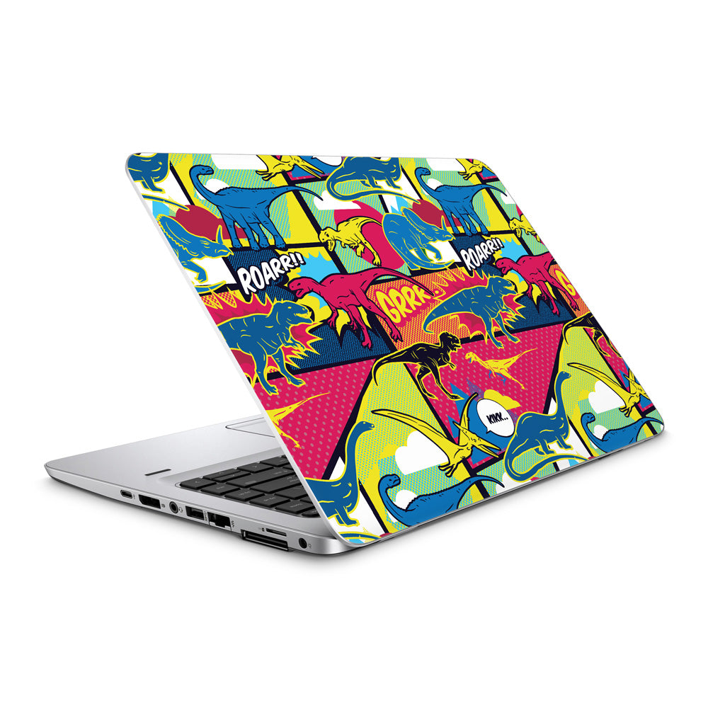 Pop Art Dinosaur HP Elitebook 840 G4 Skin