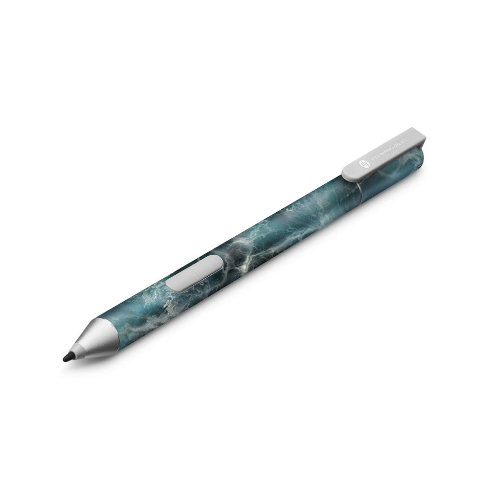 Blue Ocean Marble HP Active Pen Skin