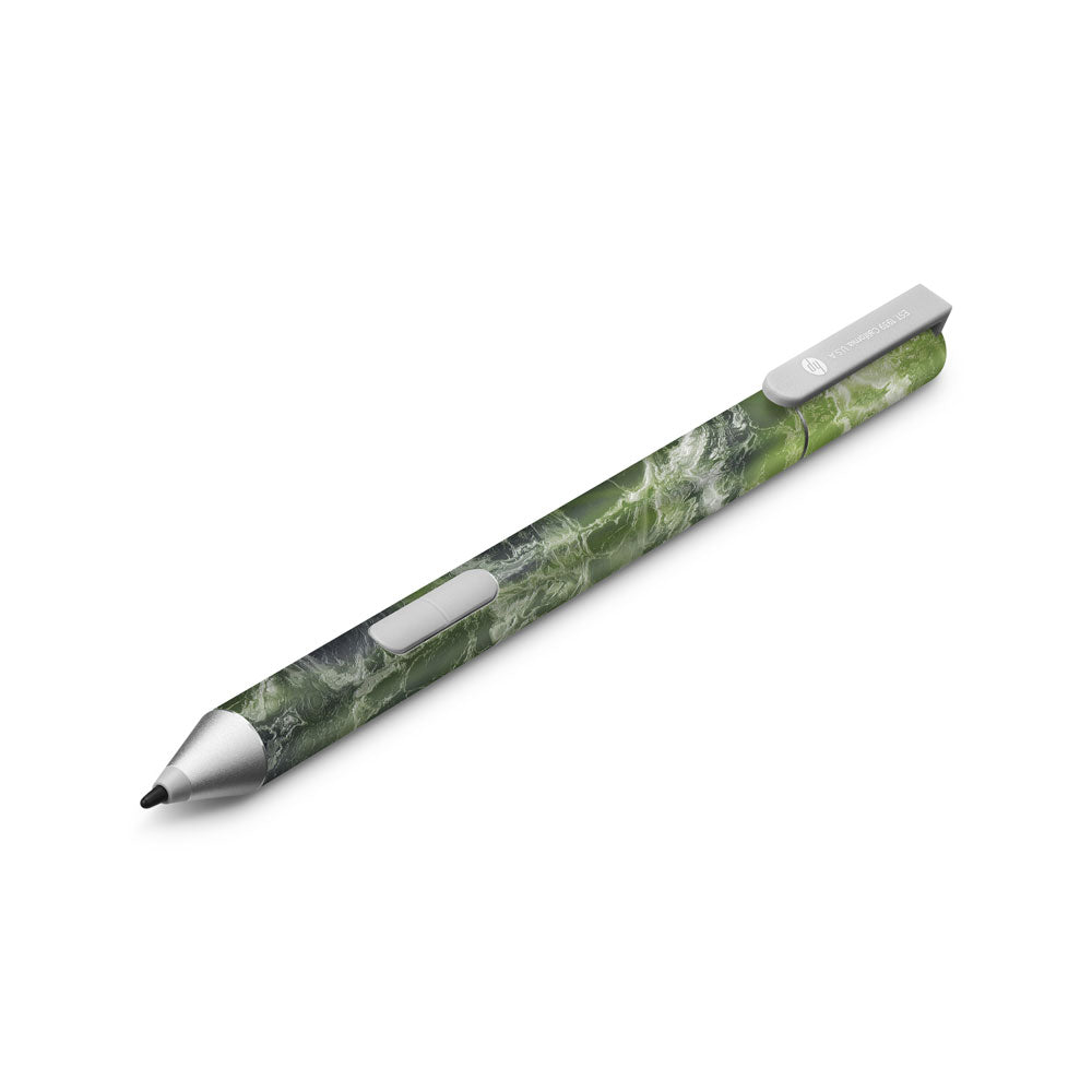 Green Ocean Marble HP Active Pen Skin