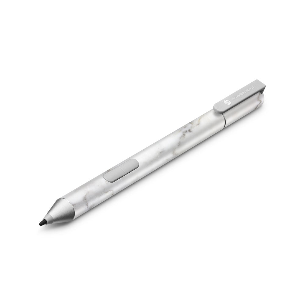 Classic White Marble HP Active Pen Skin