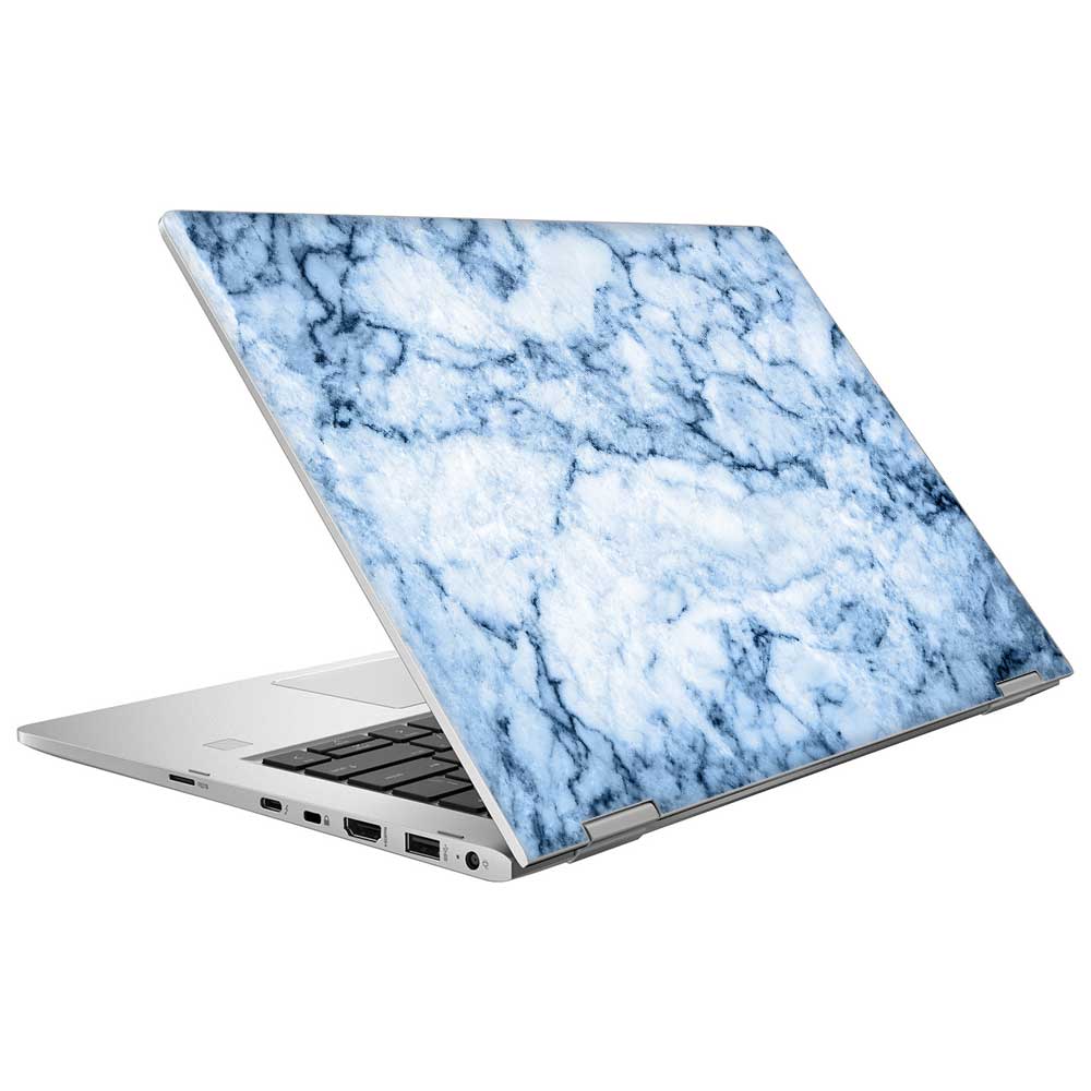 Blue Vein Marble HP Elitebook x360 1030 Skin