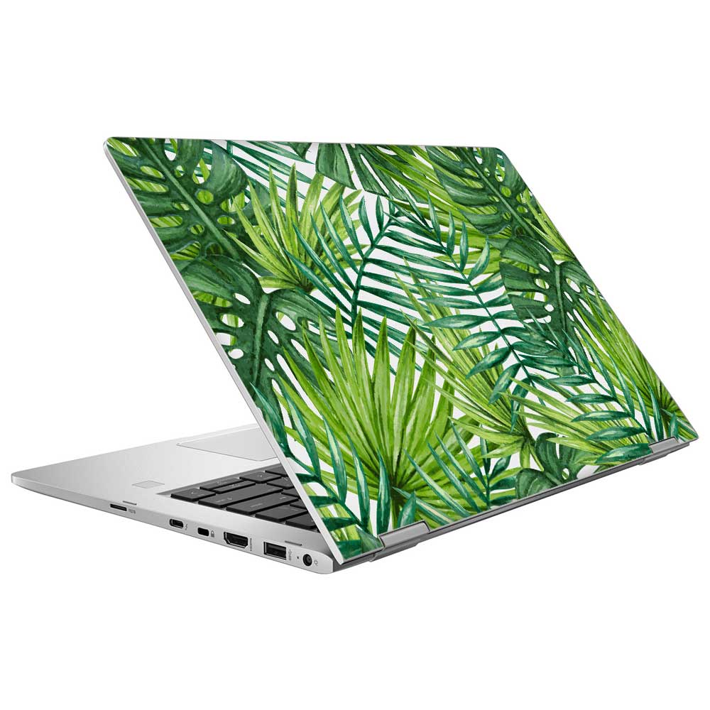 Watercolour Palm Leaves HP Elitebook x360 1030 Skin