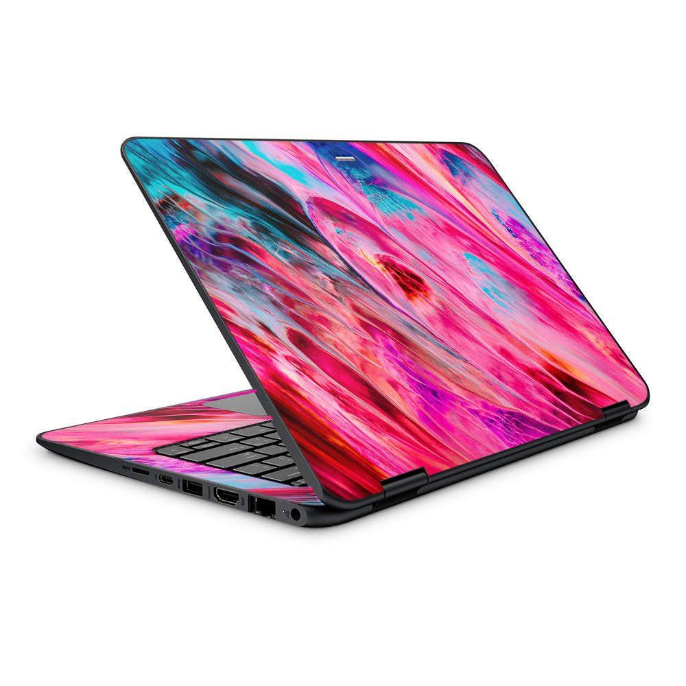 Pink Abstract HP ProBook x360 11 EE Laptop Skin