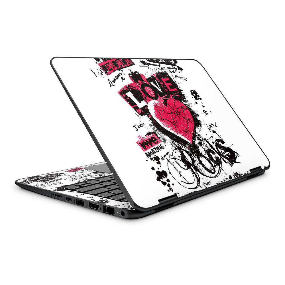 Love Rocks HP ProBook x360 11 EE Laptop Skin