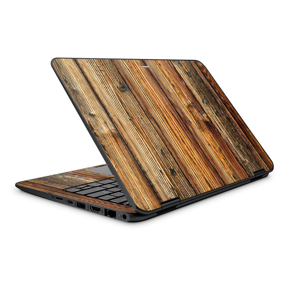 Weathered Wood HP ProBook x360 11 EE Laptop Skin