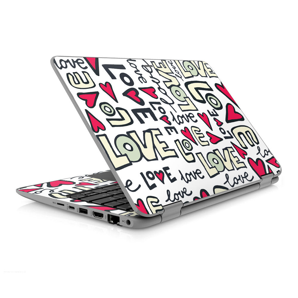 Heart of Love HP ProBook x360 11 G4 EE Skin
