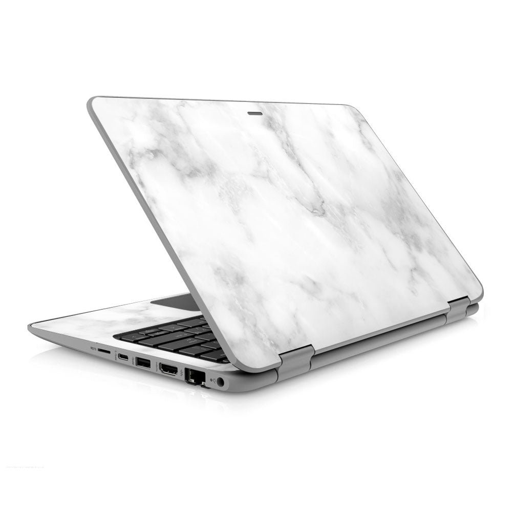 White Marble IV HP ProBook x360 11 G4 EE Skin