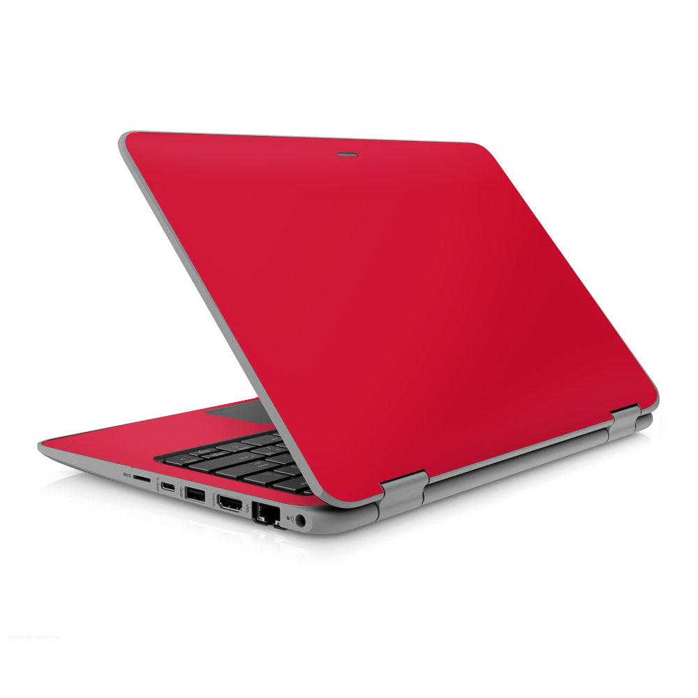 Pure Red HP ProBook x360 11 G4 EE Skin