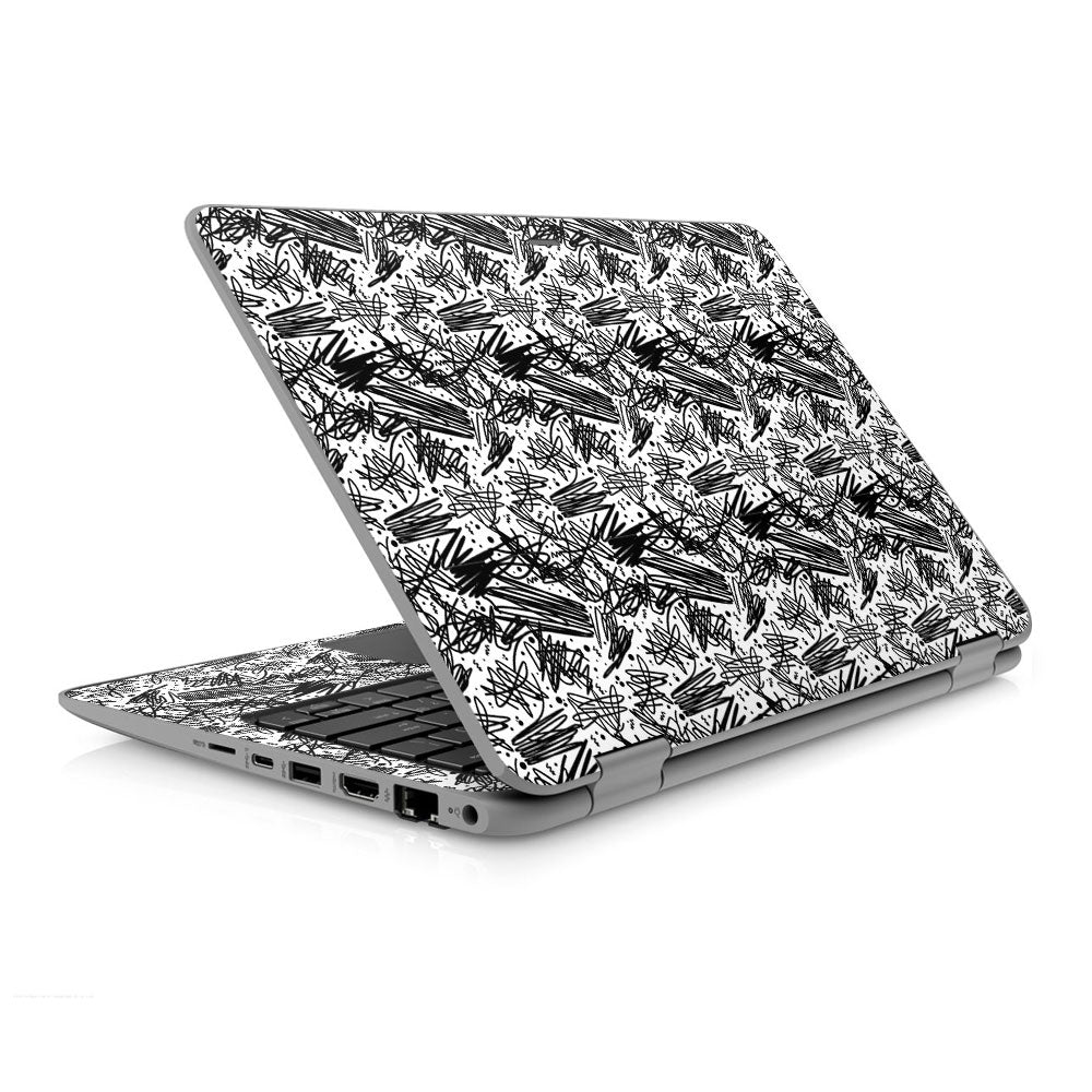 Scribbles HP ProBook x360 11 G4 EE Skin