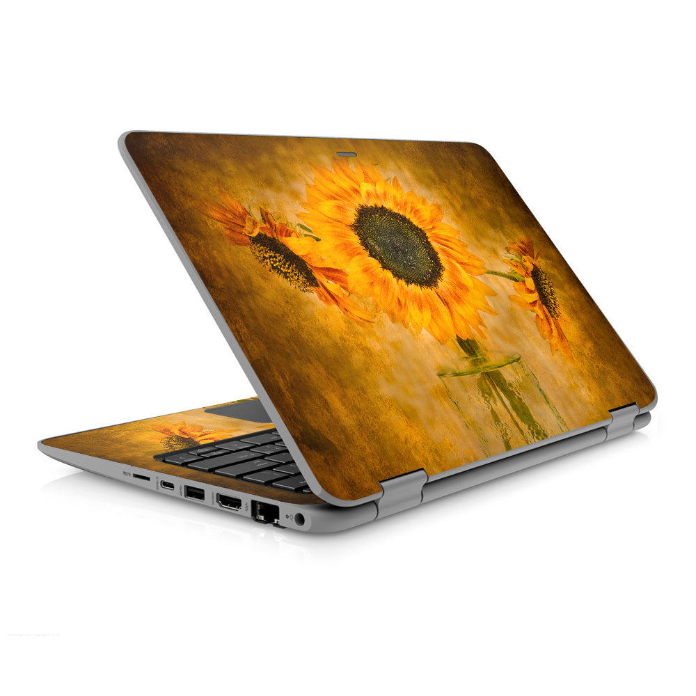 Sunflower Vase HP ProBook x360 11 G4 EE Skin