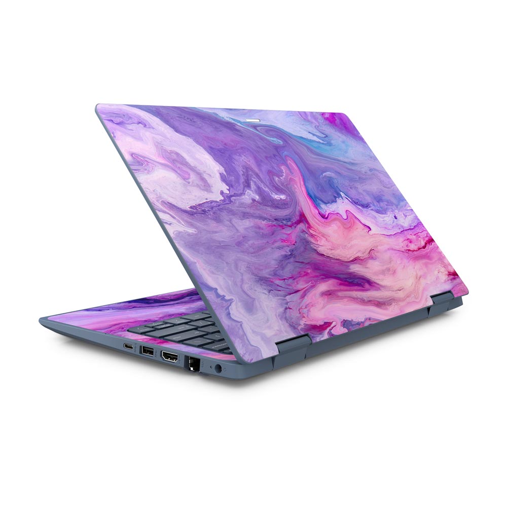 Purple Marble Swirl HP ProBook x360 11 G6 EE Skin