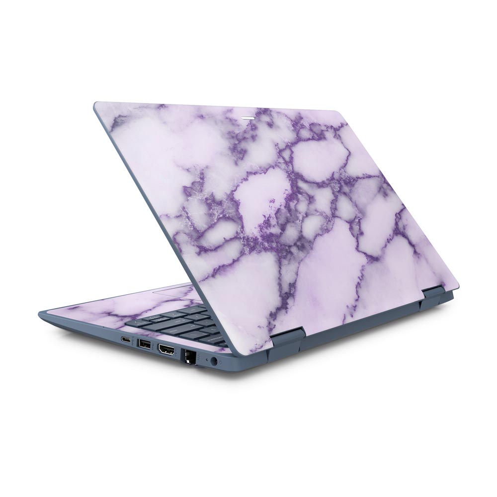 Purple Marble HP ProBook x360 11 G6 EE Skin