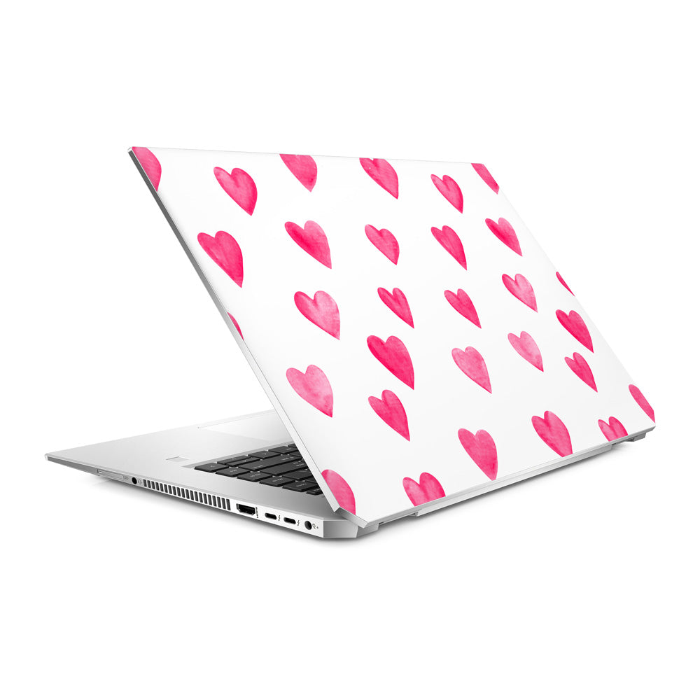 Watercolour Hearts HP ZBook 15 G5 Laptop Skin