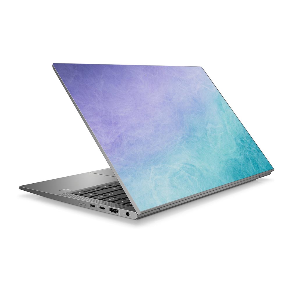 PurpTurq Ombre HP ZBook 14 G8 Laptop Skin