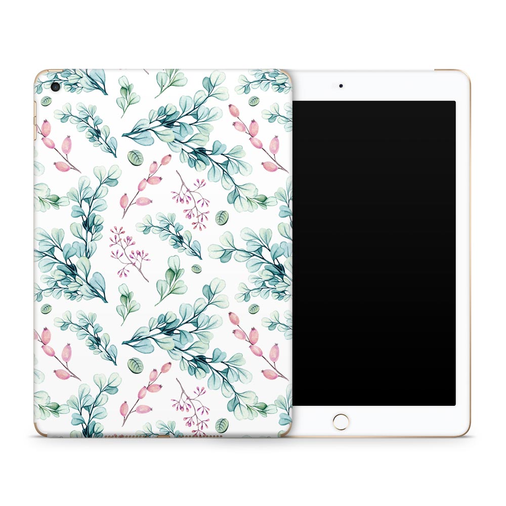 Berry Leaf Apple iPad Skin