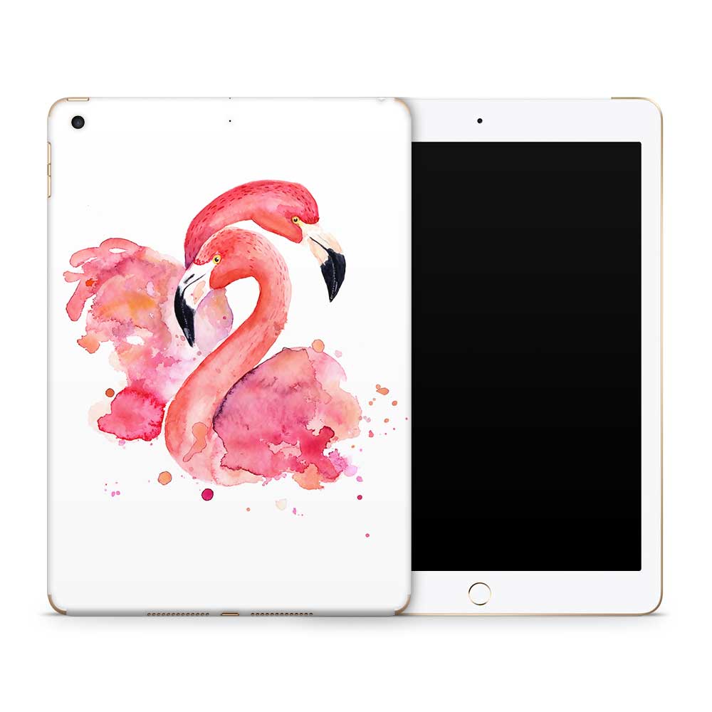 Flamingo Love Apple iPad Skin