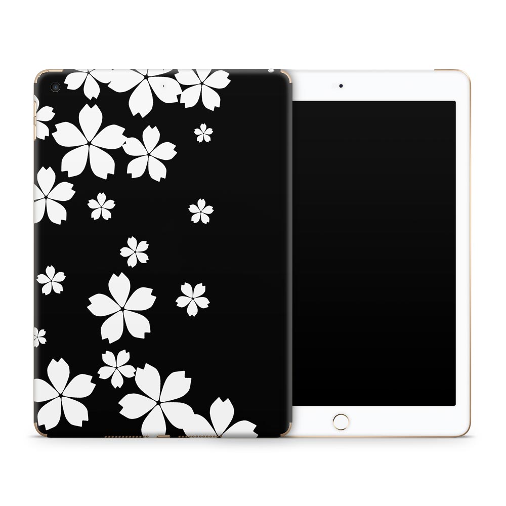 Fluttter Flowers Apple iPad Skin
