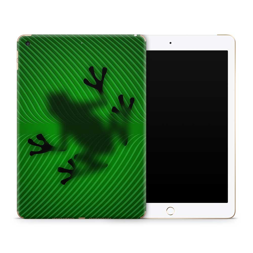 Frog on a Leaf I Apple iPad Skin