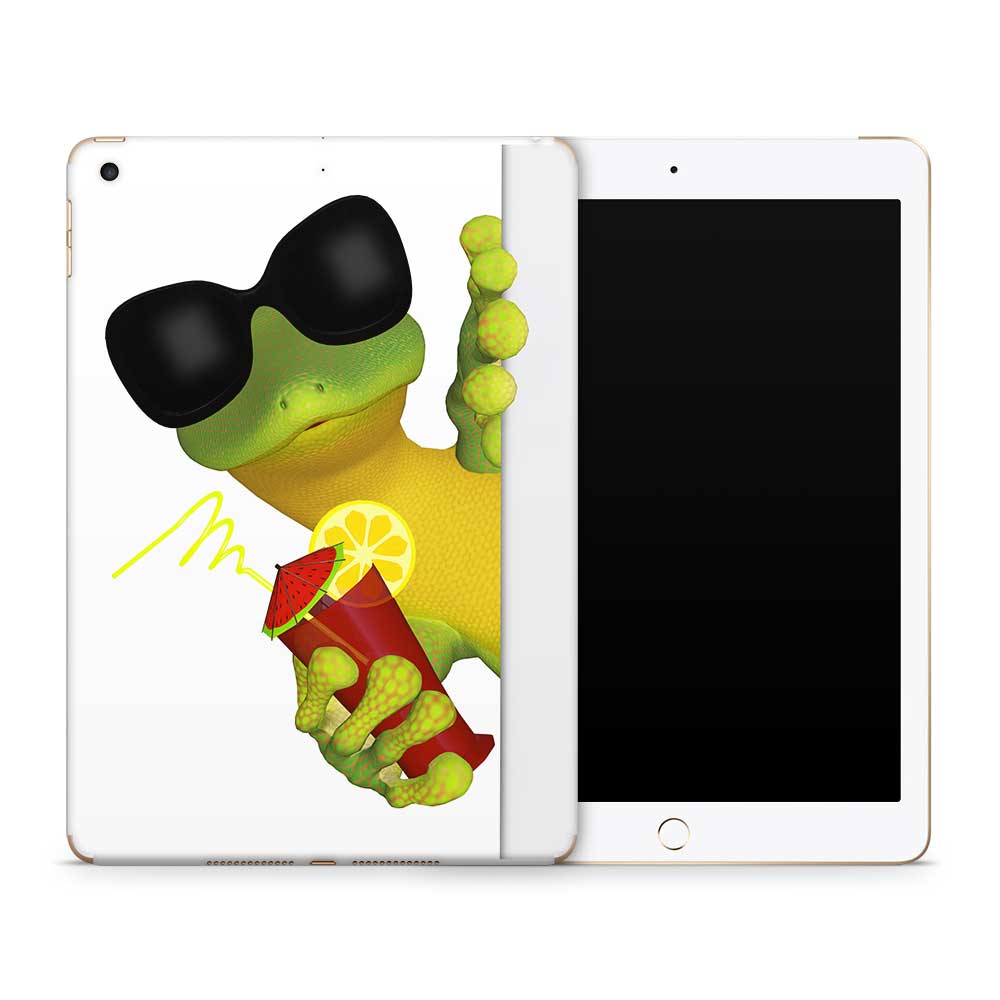Holiday Gecko Apple iPad Skin
