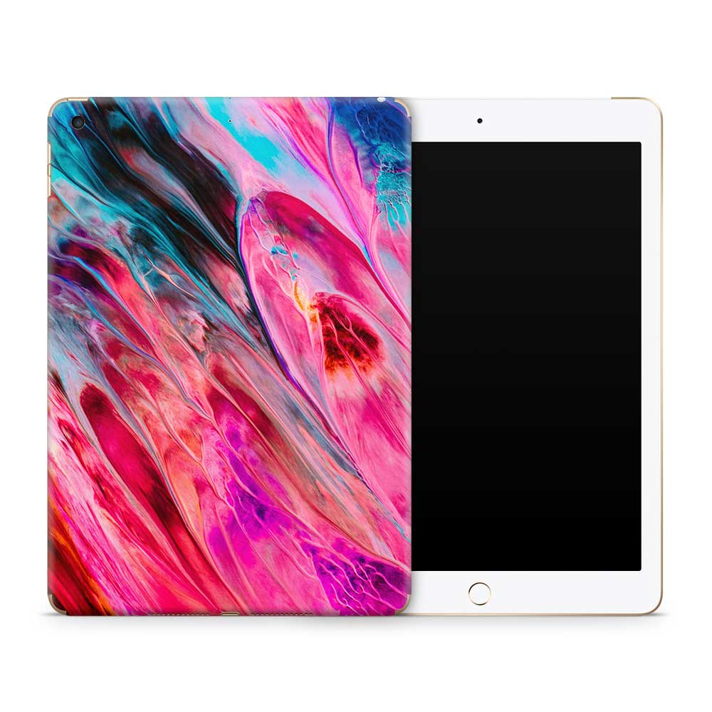 Pink Abstract Apple iPad Skin
