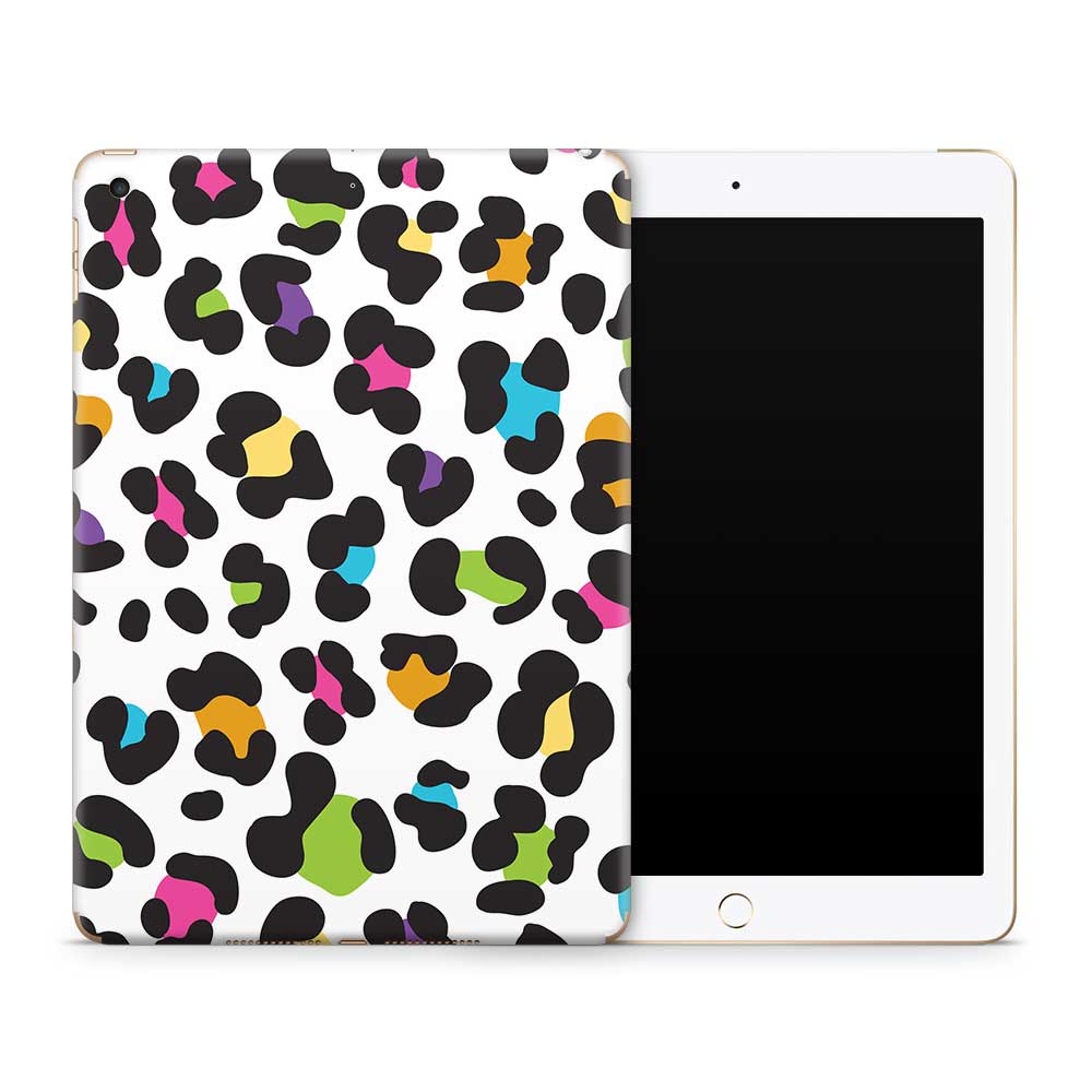 Rainbow Leopard Apple iPad Skin