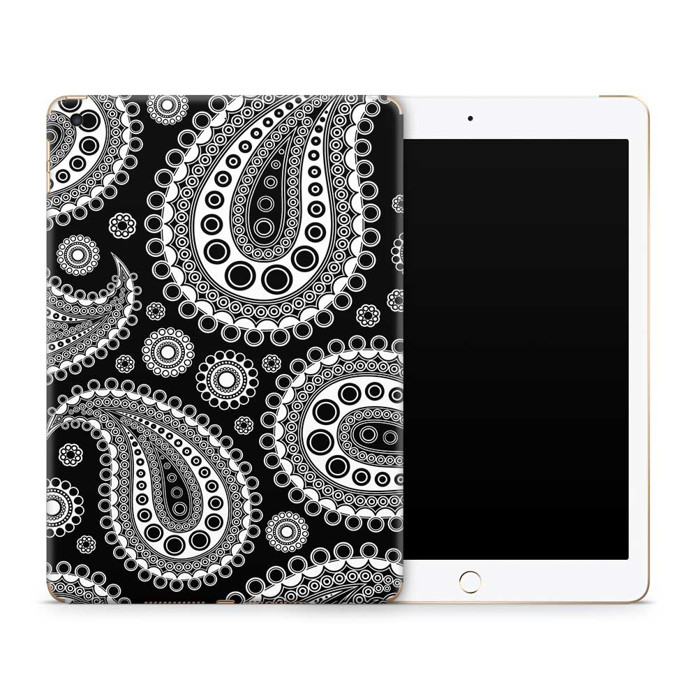 Black Paisley Apple iPad Skin