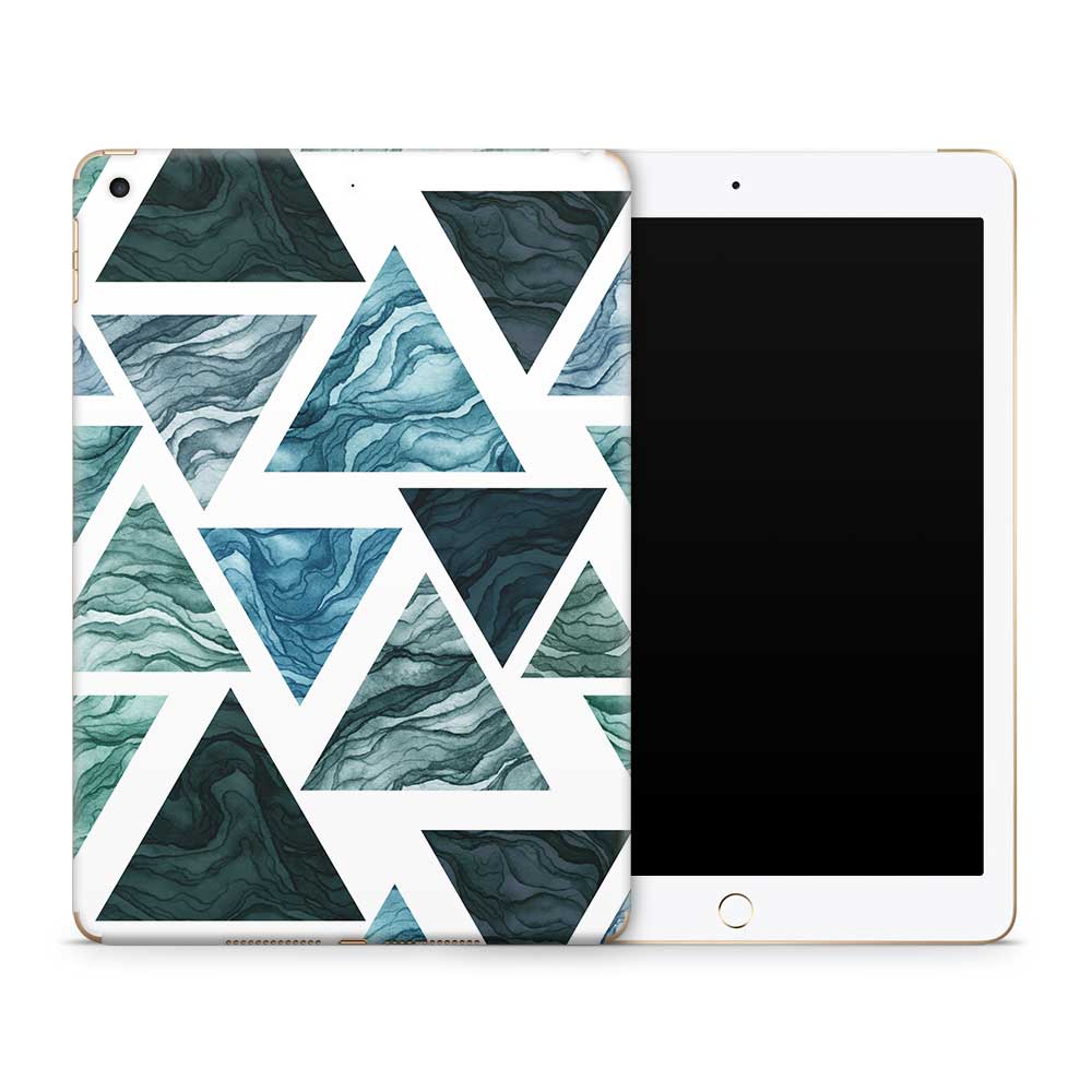 Watercolour Tri-Wave Apple iPad Skin