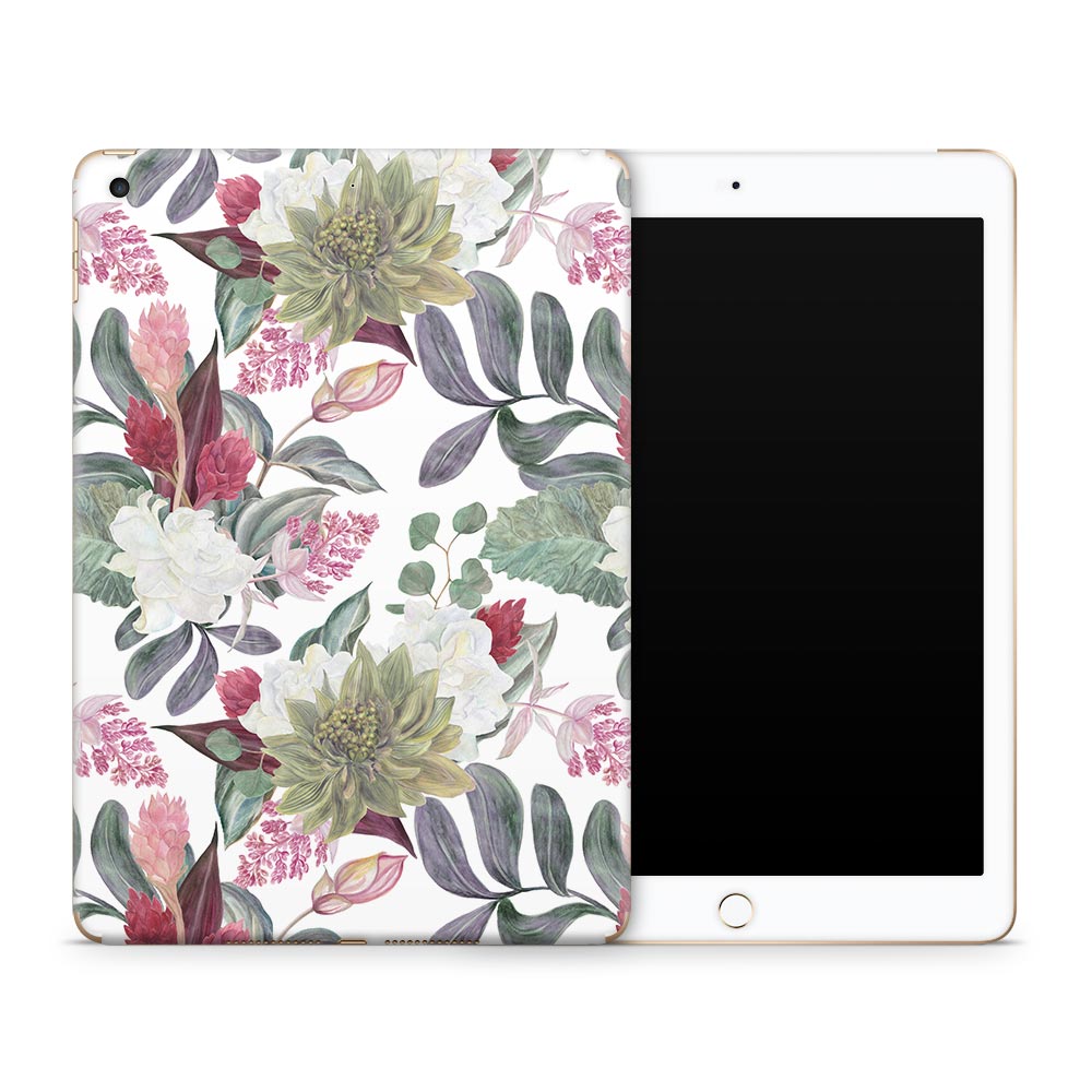 Watercolour Floral Apple iPad Skin