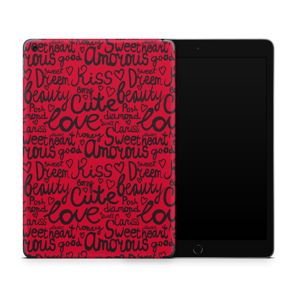 My Valentine Apple iPad 9 Skin