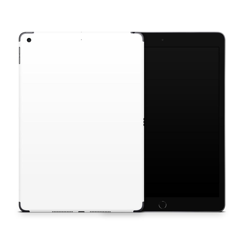 White Apple iPad 7/8 Skin