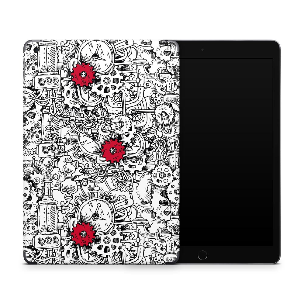 Steampunk Factory Apple iPad 9 Skin